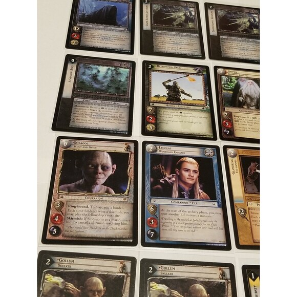 Lord Of The Rings TCG Shadows Lot Of 27 Rares Legolas Sting Attea Glamdring LOTR - Picture 5 of 13